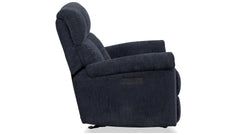 Sillón reclinable «Perfect Match Classic Nocturne Blue Power Rocker» – Sillón tapizado para salón | Gallery Furniture