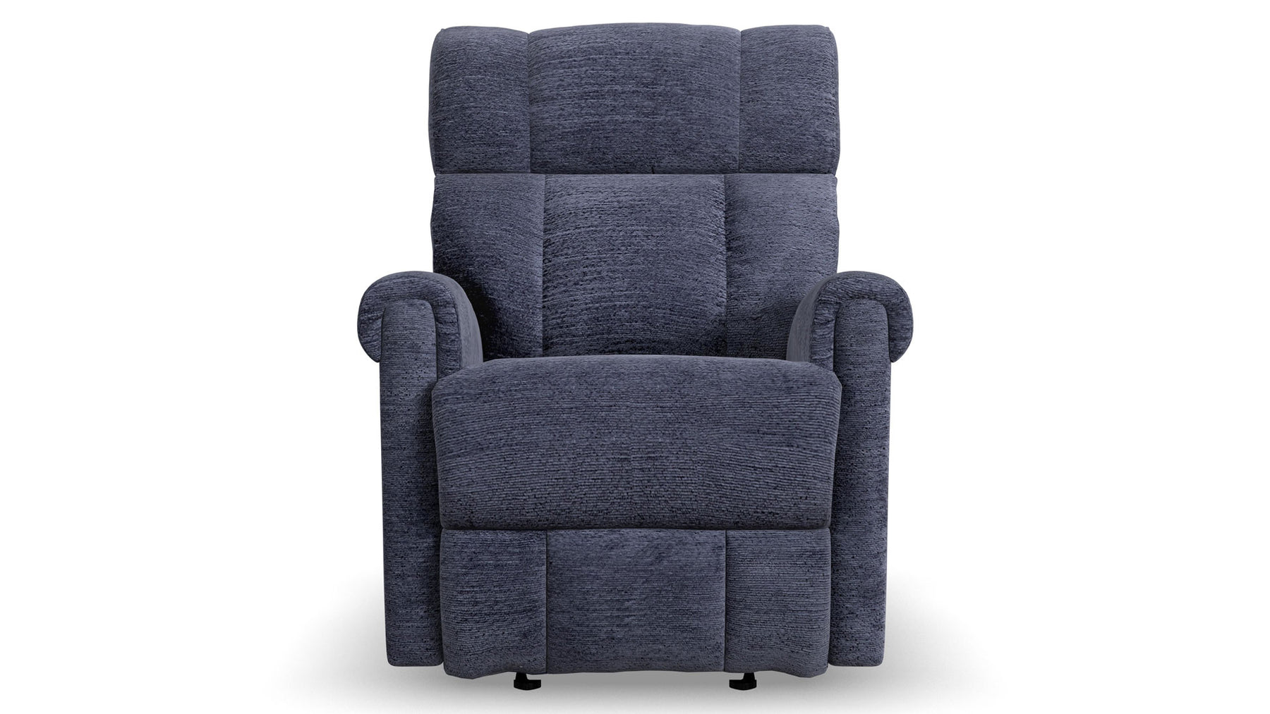 Sillón reclinable «Perfect Match Classic Nocturne Blue Power Rocker» – Sillón tapizado para salón | Gallery Furniture