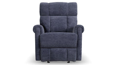 Sillón reclinable «Perfect Match Classic Nocturne Blue Power Rocker» – Sillón tapizado para salón | Gallery Furniture