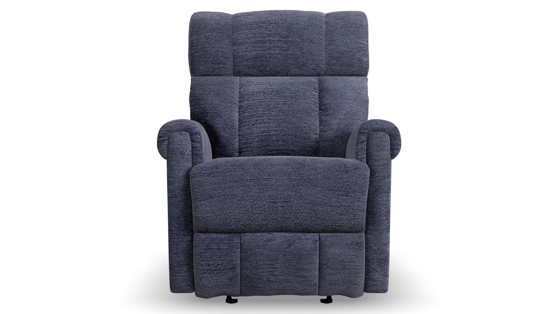 Sillón reclinable «Perfect Match Classic Nocturne Blue Power Rocker» – Sillón tapizado para salón | Gallery Furniture