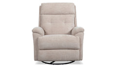 Sillón reclinable giratorio «Sophisticated Oat Power» de Perfect Match – Sillón tapizado para salón | Gallery Furniture