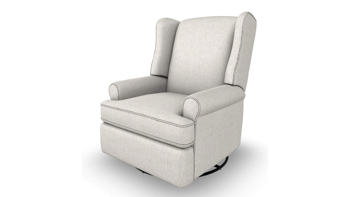 Logan Dove Swivel Glider Power Recliner