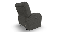 Maverly Slate Power Rocker Recliner – Upholstered Living Room Chair Made in USA | Gallery Furniture