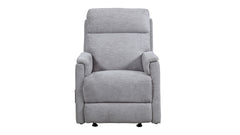Perfect Match Compact Moon Gray Manual Rocker Recliner – Upholstered Living Room Chair | Gallery Furniture