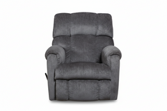 Grey Manual Rocker Recliner – Upholstered Living Room Chair Made in USA | Gallery Furniture