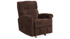 Sillón reclinable Power Rocker «Perfect Match Classic» en color marrón búfalo – Sillón tapizado para salón | Gallery Furniture