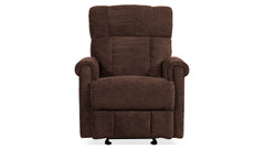 Sillón reclinable Power Rocker «Perfect Match Classic» en color marrón búfalo – Sillón tapizado para salón | Gallery Furniture