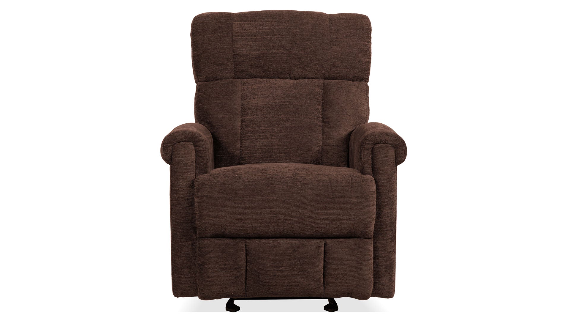 Sillón reclinable Power Rocker «Perfect Match Classic» en color marrón búfalo – Sillón tapizado para salón | Gallery Furniture
