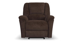 Perfect Match Plush Buffalo Brown Power Rocker Recliner – Upholstered Living Room Chair | Gallery Furniture