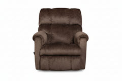 Sillón reclinable manual Godiva – Sillón de salón tapizado en marrón, fabricado en EE. UU. | Gallery Furniture