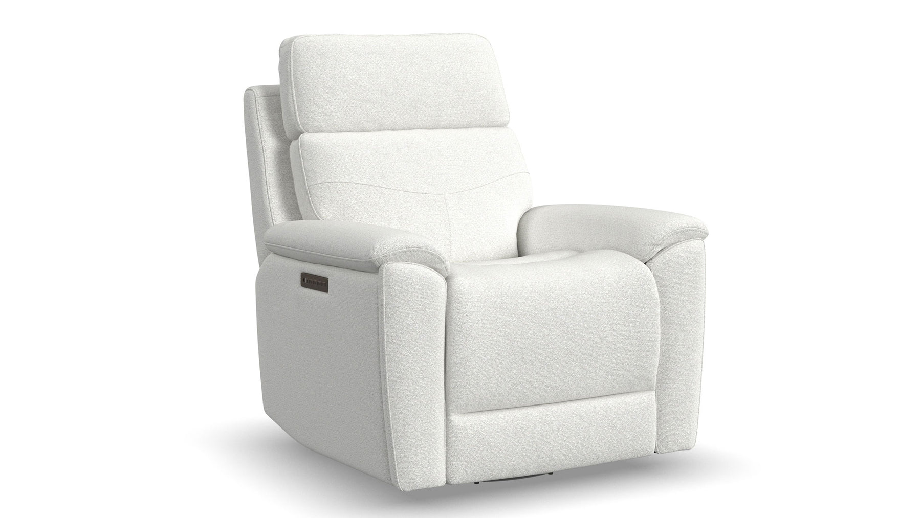 Sillón reclinable giratorio «Perfect Match» con tapizado «Refined Pearl Power» – Sillón tapizado para salón | Gallery Furniture