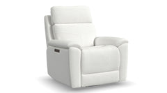 Sillón reclinable giratorio «Perfect Match» con tapizado «Refined Pearl Power» – Sillón tapizado para salón | Gallery Furniture
