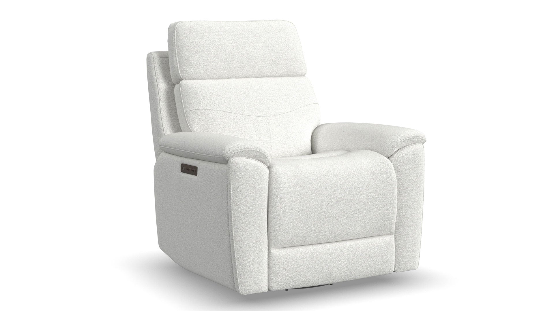 Sillón reclinable giratorio «Perfect Match» con tapizado «Refined Pearl Power» – Sillón tapizado para salón | Gallery Furniture