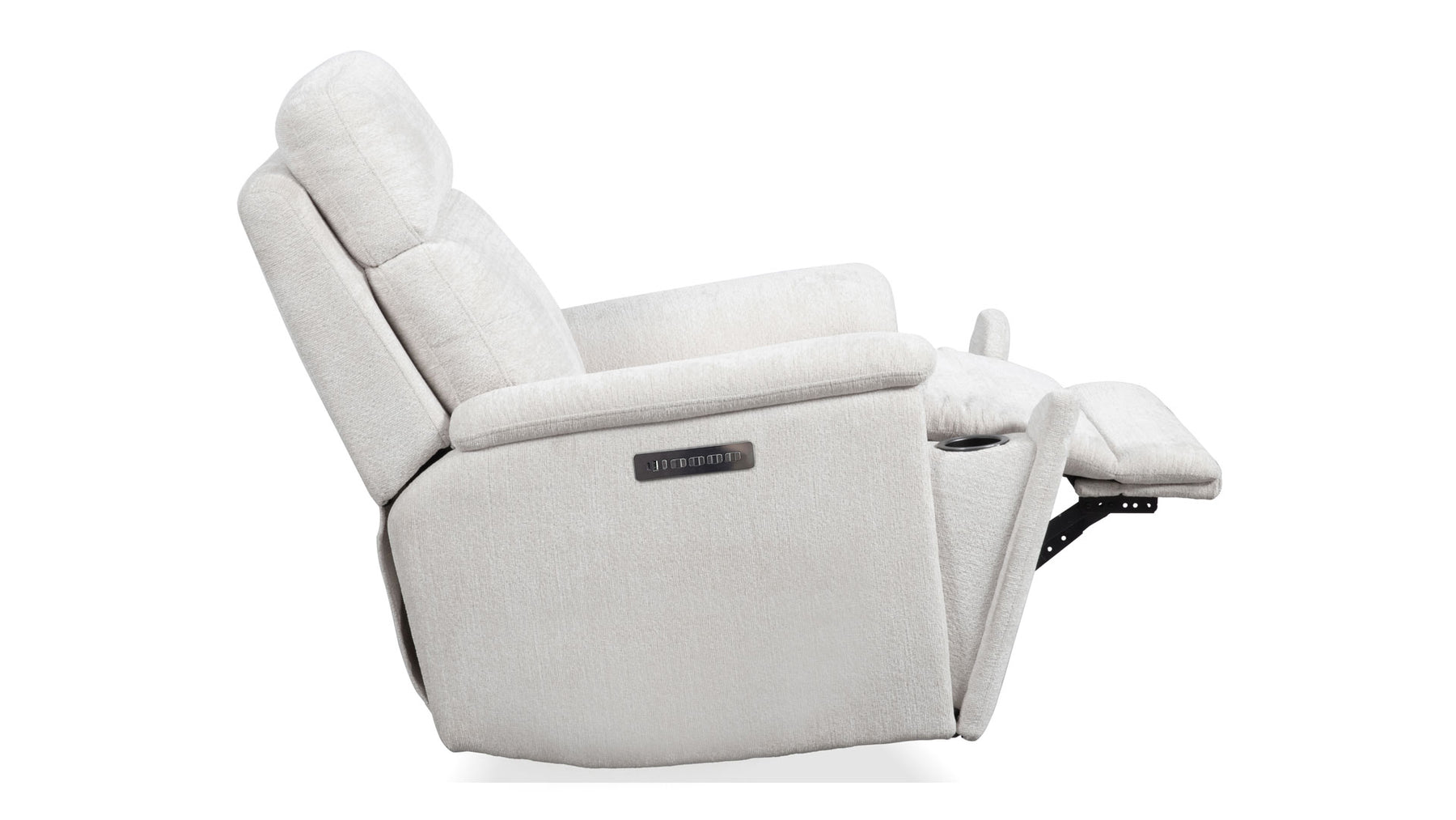 Sillón reclinable giratorio «Perfect Match» con tapizado «Refined Pearl Power» – Sillón tapizado para salón | Gallery Furniture