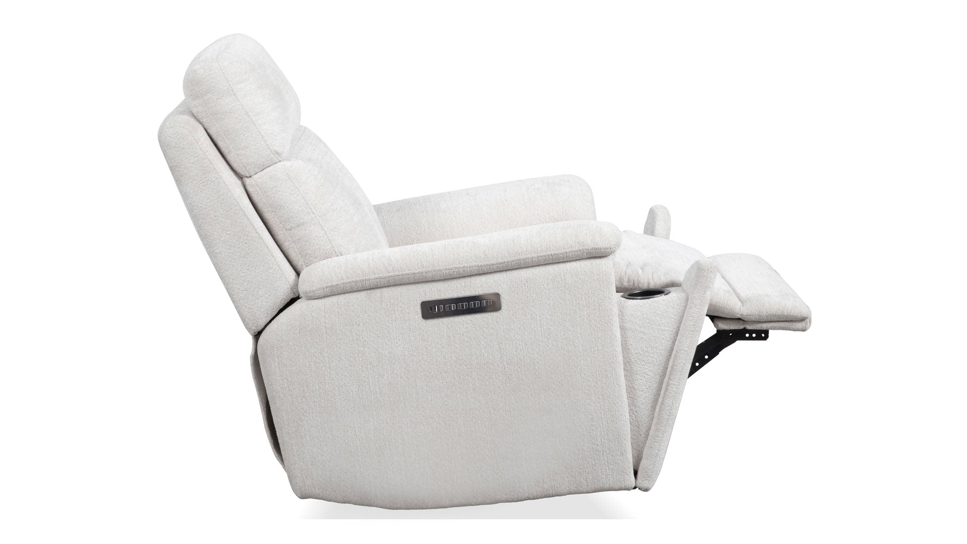 Sillón reclinable giratorio «Perfect Match» con tapizado «Refined Pearl Power» – Sillón tapizado para salón | Gallery Furniture