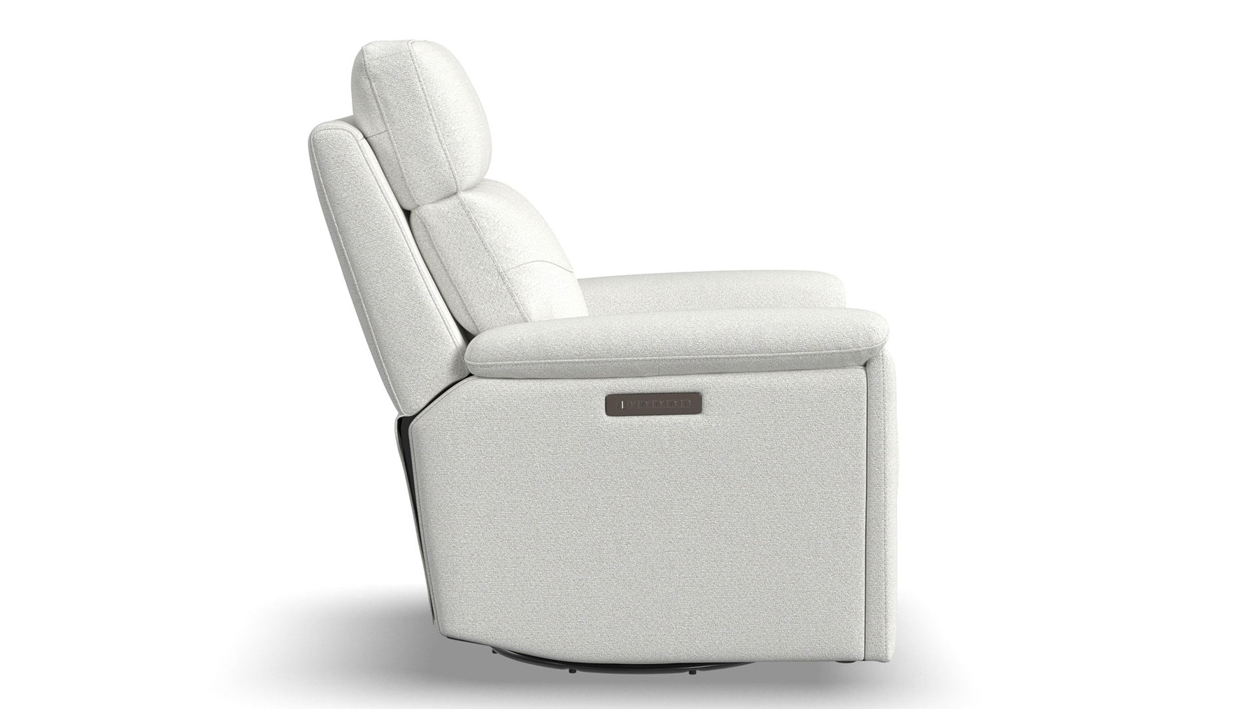 Sillón reclinable giratorio «Perfect Match» con tapizado «Refined Pearl Power» – Sillón tapizado para salón | Gallery Furniture