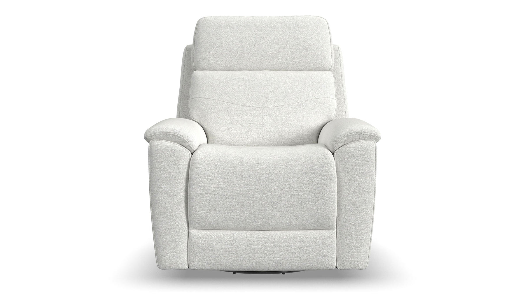 Sillón reclinable giratorio «Perfect Match» con tapizado «Refined Pearl Power» – Sillón tapizado para salón | Gallery Furniture