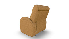 Sillón reclinable Maverly Pecan Power Rocker – Sillón tapizado para salón fabricado en EE. UU. | Gallery Furniture