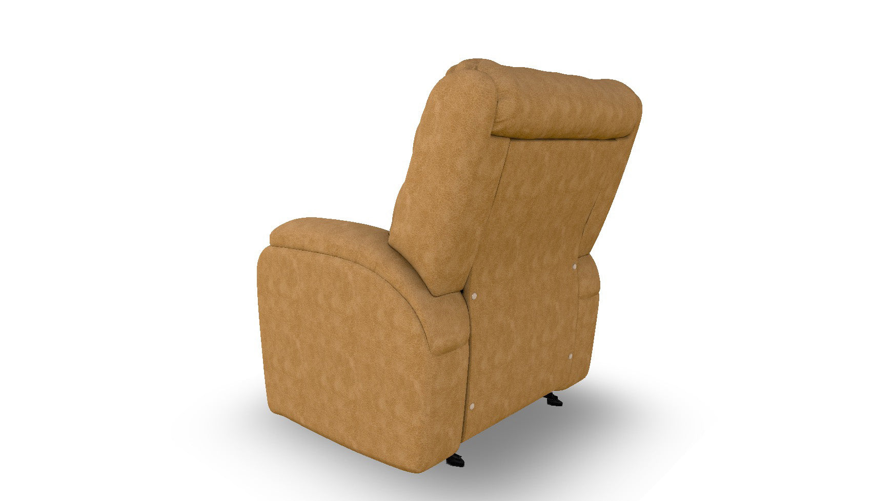 Sillón reclinable Maverly Pecan Power Rocker – Sillón tapizado para salón fabricado en EE. UU. | Gallery Furniture