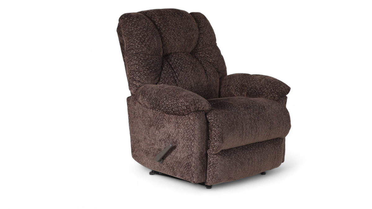 Romulus Chocolate Wall Hugger Rocker Recliner