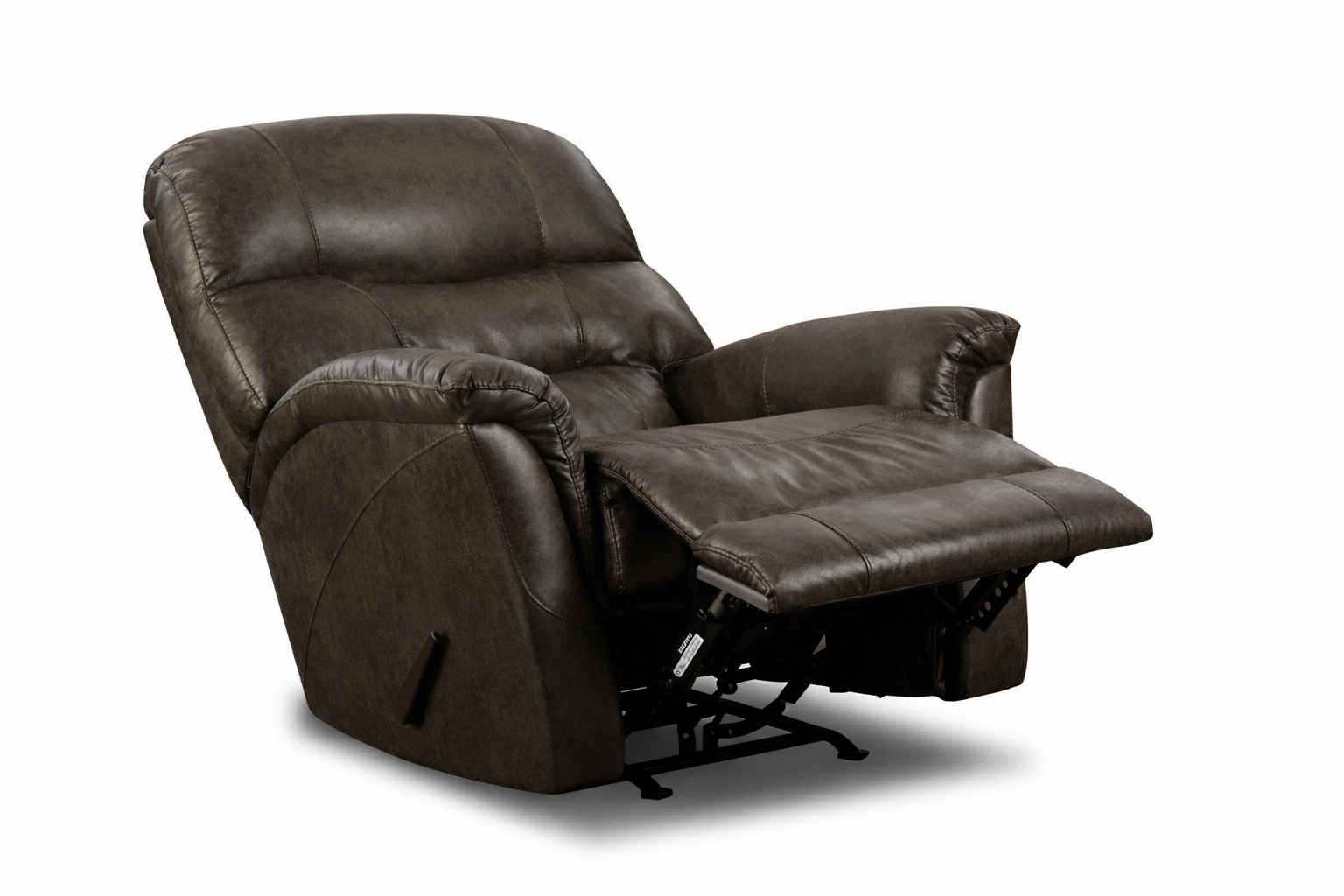 Sierra Charcoal Manual Rocker Recliner – Upholstered Living Room Chair Made in USA | Gallery Furniture