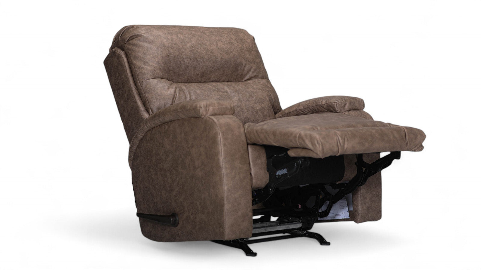 sillón reclinable en posición reclinada