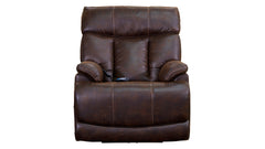RECLINABLE MESQUITE MARRÓN ELÉCTRICO 