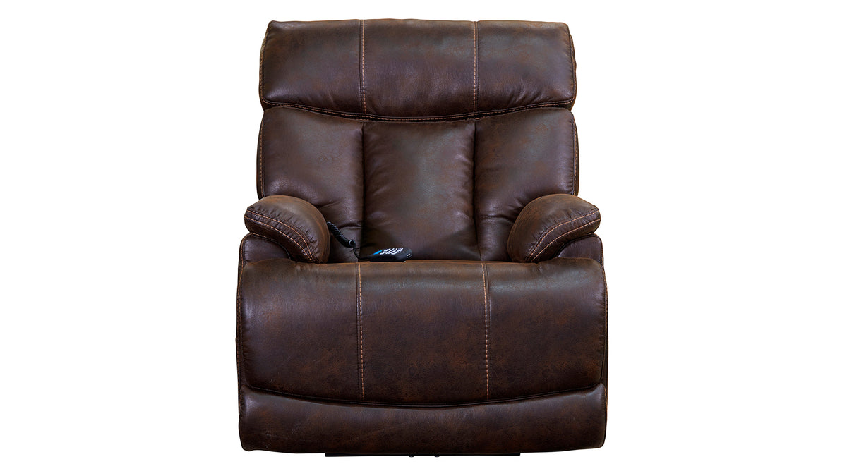 RECLINABLE MESQUITE MARRÓN ELÉCTRICO 