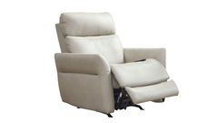 Sillón reclinable Cougar Pheasant Gray Power Rocker – Sillón de salón tapizado en tejido técnico con función de calor y masaje | Gallery Furniture