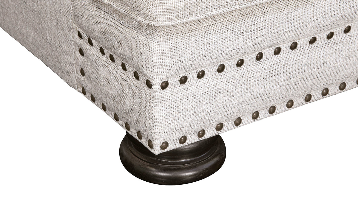 Bernhardt Foster Oatmeal Sofa | Upholstered Luxury Living Room Sofa | Gallery Furniture
