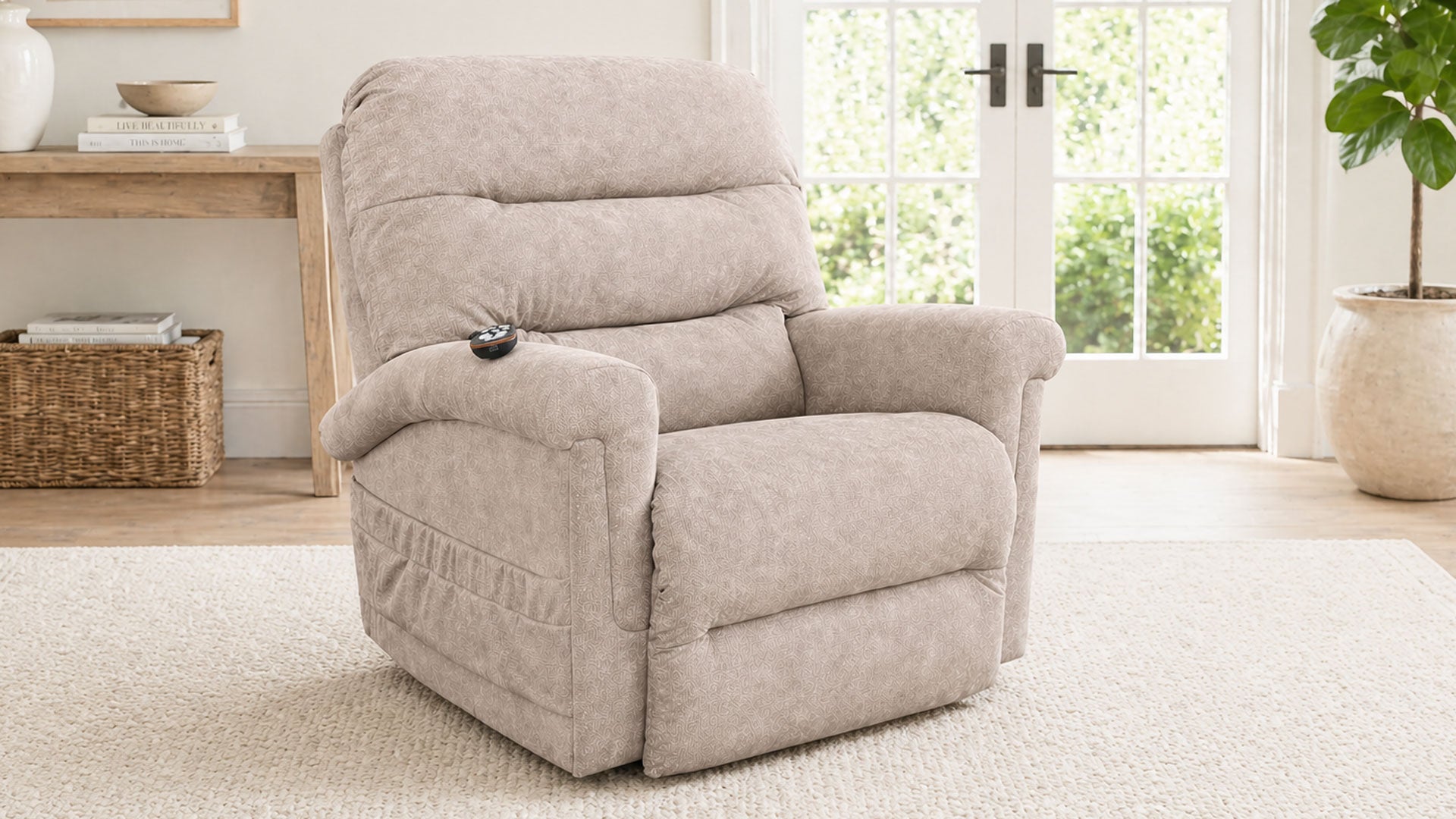Sillón elevador Ceres Desert Beast | Sillón reclinable elevador de alta resistencia | Gallery Furniture