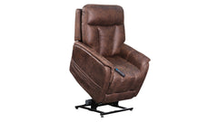 Sillón reclinable eléctrico Flexsteel Atlas Brown P3 – Sillón totalmente reclinable con reposacabezas y soporte lumbar eléctricos | Gallery Furniture