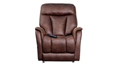 Sillón reclinable eléctrico Flexsteel Atlas Brown P3 – Sillón totalmente reclinable con reposacabezas y soporte lumbar eléctricos | Gallery Furniture