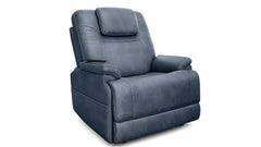 MacZcliner Performa Navy Blue P5 Power Lift Sleep Chair – Zero Gravity Recliner | Heat & Massage