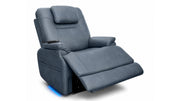 MacZcliner Performa Navy Blue P5 Power Lift Sleep Chair – Zero Gravity Recliner | Heat & Massage