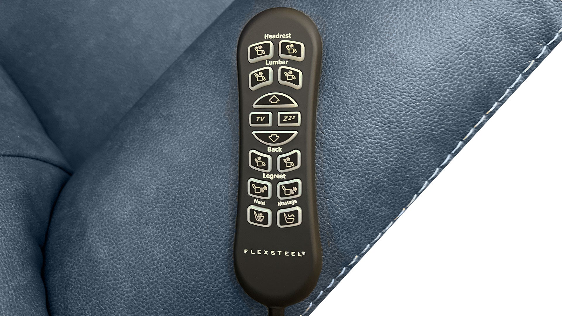 MacZcliner Performa Navy Blue P5 Power Lift Sleep Chair – Zero Gravity Recliner | Heat & Massage