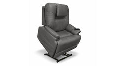 Sillón reclinable MacZcliner Performa en gris oscuro P5 con elevador eléctrico – Sillón reclinable de gravedad cero | Calefacción y masaje