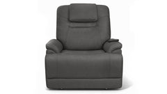 Sillón reclinable MacZcliner Performa en gris oscuro P5 con elevador eléctrico – Sillón reclinable de gravedad cero | Calefacción y masaje