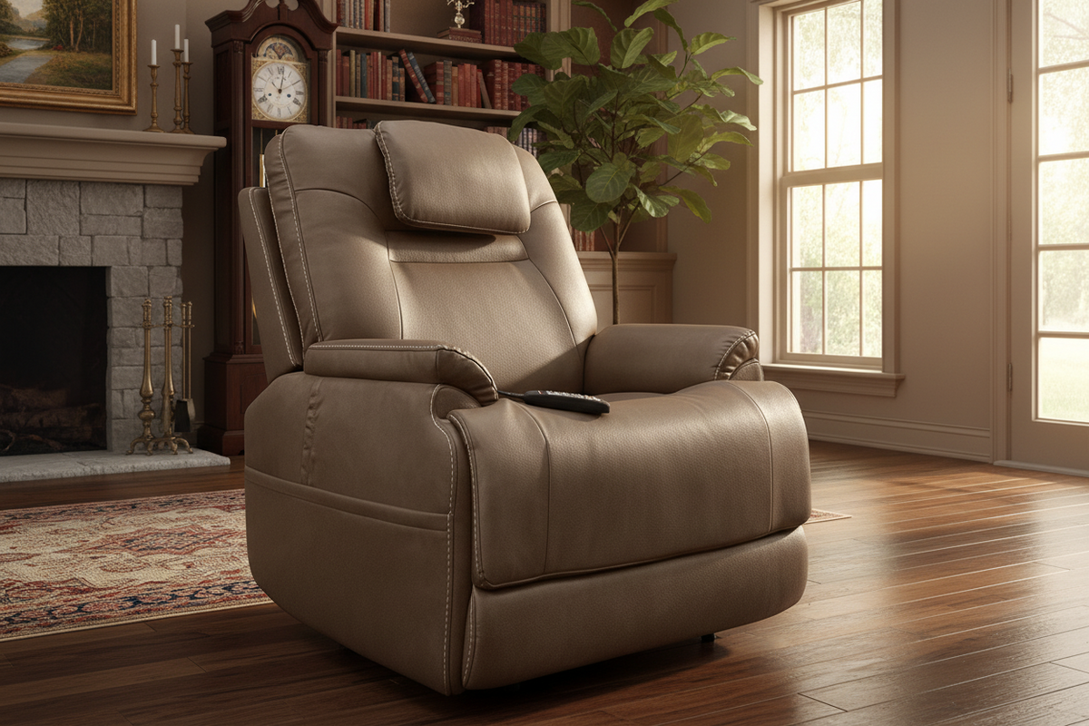 MacZcliner Cappuccino P5 Lift Chair | Heat & Massage