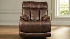 Sillón reclinable eléctrico Flexsteel Mesquite P3 – Reposacabezas y soporte lumbar eléctricos con Blue Steel Spring™ | Gallery Furniture