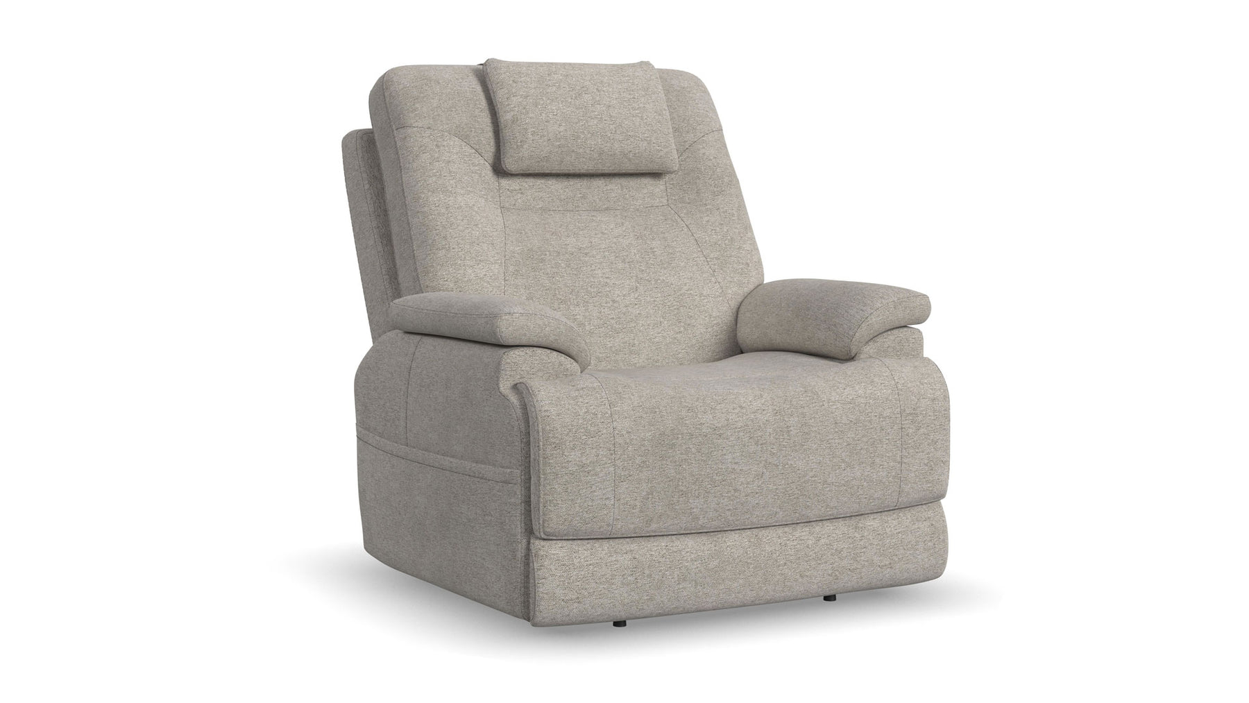 MacZcliner Light Tan P5 – Sillón reclinable eléctrico con función de elevación, calefacción y masaje | Sillón de descanso asistido