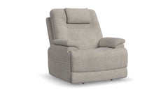 MacZcliner Light Tan P5 – Sillón reclinable eléctrico con función de elevación, calefacción y masaje | Sillón de descanso asistido