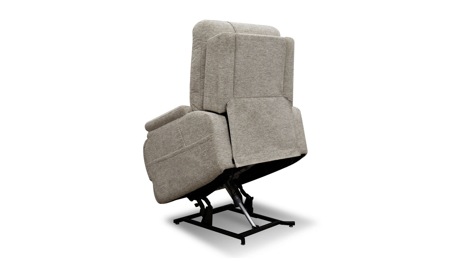 MacZcliner Light Tan P5 – Sillón reclinable eléctrico con función de elevación, calefacción y masaje | Sillón de descanso asistido