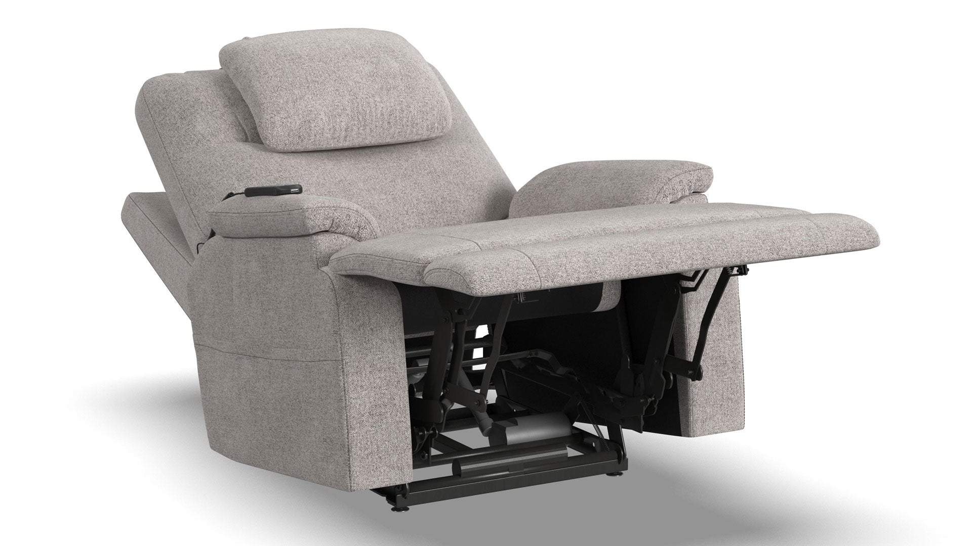 MacZcliner Jr. Dove Grey P3 – Compact Power Lift Recliner | Assistive Sleep Chair