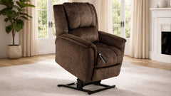 Sillón reclinable Stonebrook Carob P1 Power Lift – Fabricado en EE. UU. | Gallery Furniture