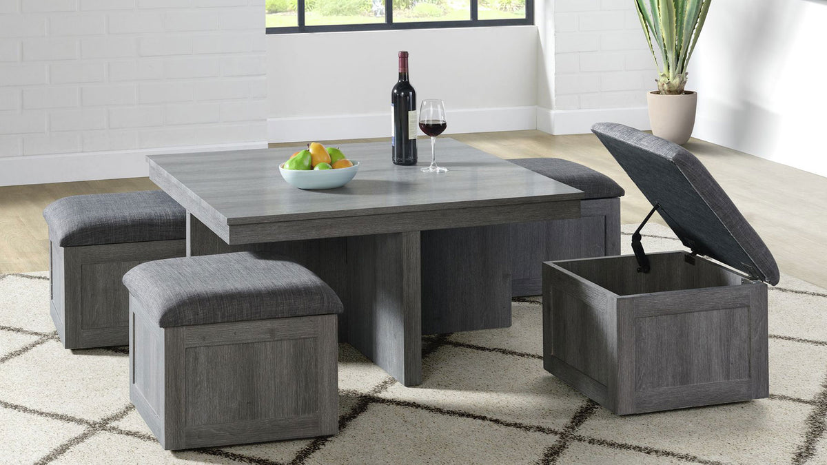 Uster 3pc Nesting Cocktail Table and 2 End tables