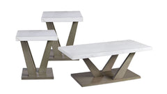 Greta Grey 3 Pc Cocktail & 2 End Table Set