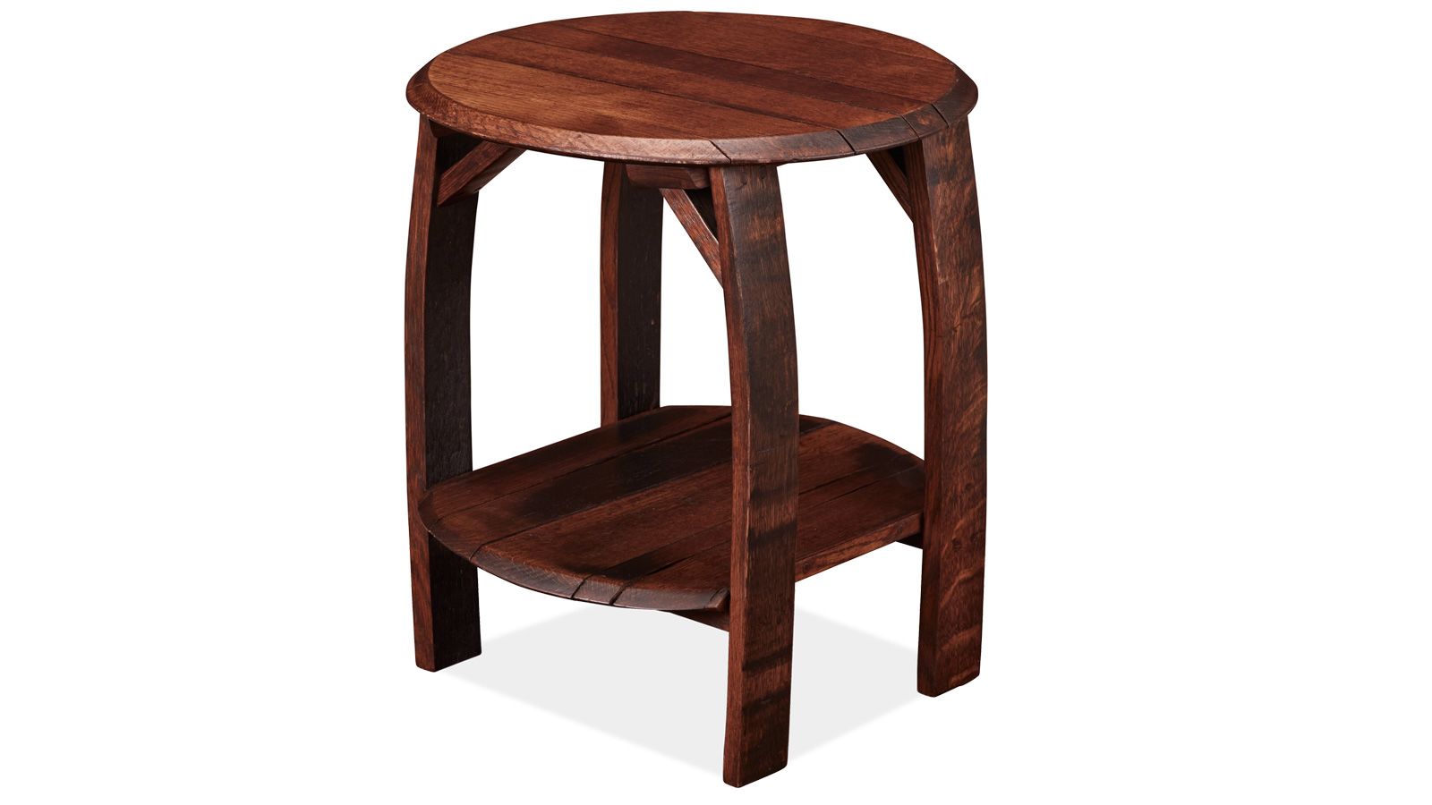3 Pc Golden Brown Barrel Lift Top Cocktail & End Table Set