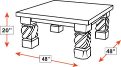 3 Pc Richmond Cocktail & End Table Set