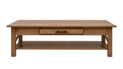 Beaumont Solid Maple Almond Stain 3-Piece Coffee Table Set